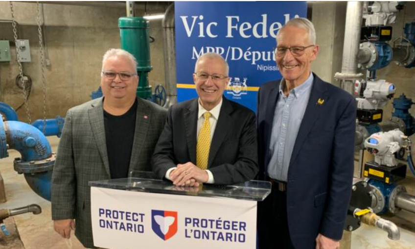 North Bay, Mattawa and Nipissing receive critical water infrastructure funding