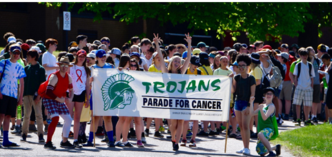 Trojans are out in the community collecting donations