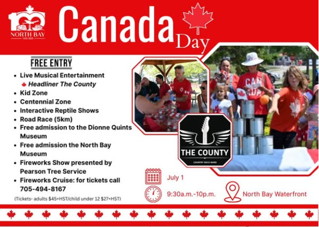 North Bay Gears Up for Canada Day 2025 Celebrations