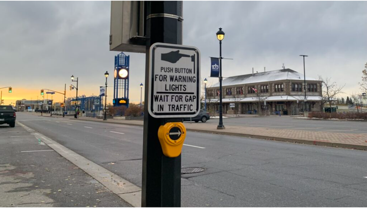 Added pedestrian crossing goes operational Friday on Oak Street