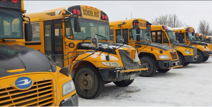 School buses cancelled today (Friday, Dec. 19) with flash freeze warning in effect