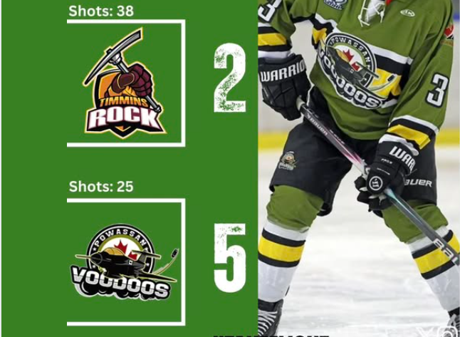 Voodoos halt Rock winning streak at 21