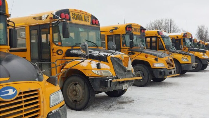 (Update) All school buses cancelled (March 11) amid winter storm warning