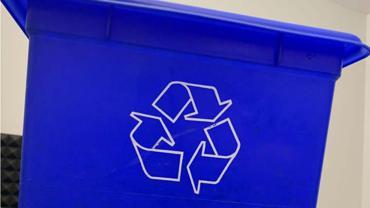 Blue boxes being replaced with wheeled recycling carts