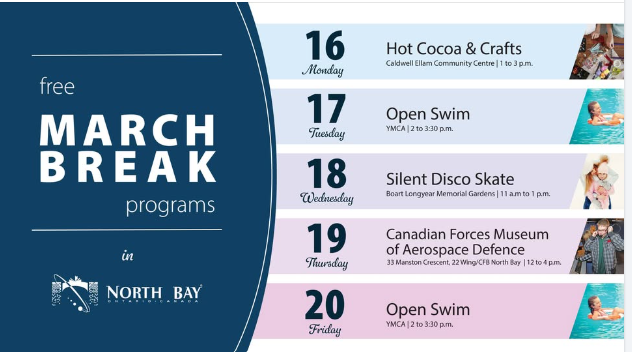 City offers free March Break programming