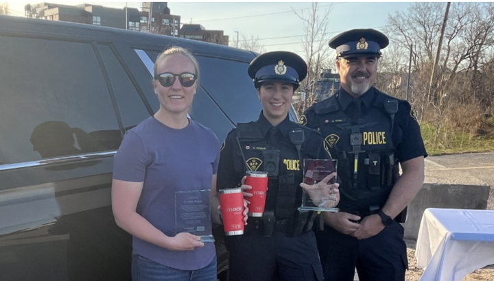 MADD Nipissing Officer of the Year honours for three OPP constables