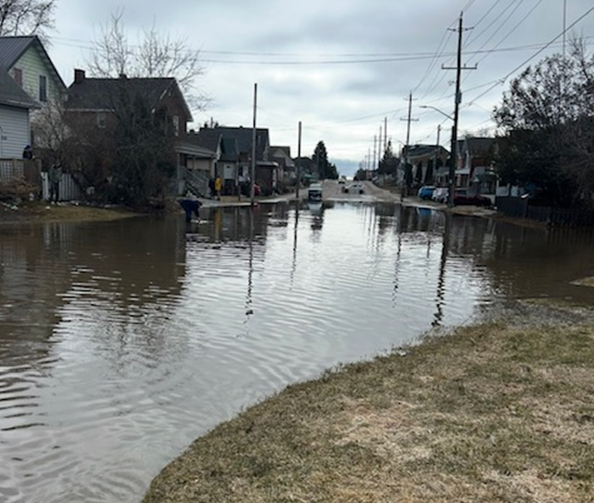 Ferguson and King Street a couple blocks from Memorial Gardens