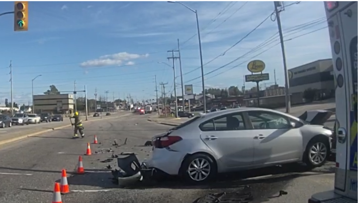 Multiple charges after commercial truck runs red light and crashes into several vehicles