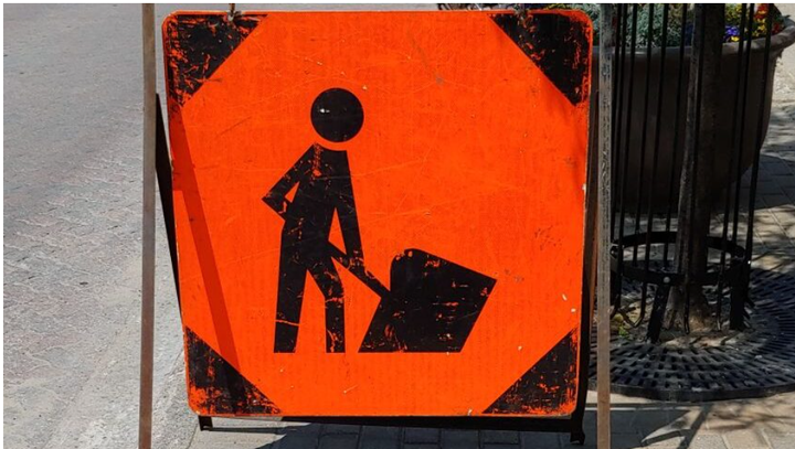 Roundabout part of Trout Lake Road reconstruction project