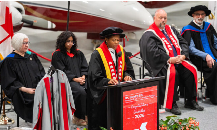 Canadore grad ceremonies wrap up with new president also formally installed