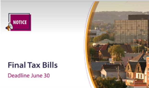 Final Tax Bills mailed