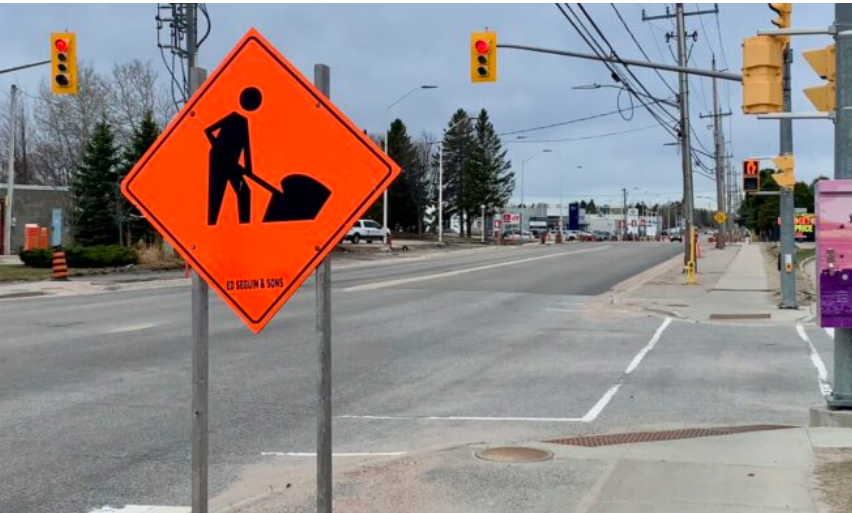 Carmichael Road work begins with breaking up existing road surface